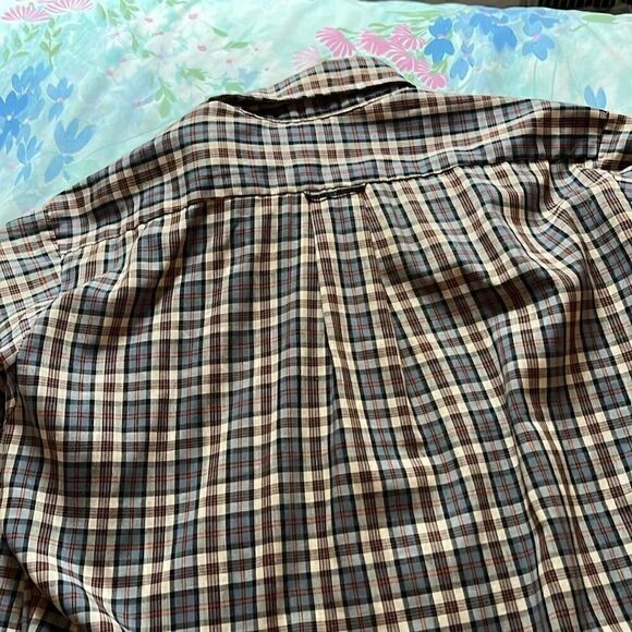 Vintage Levi’s Button Down Plaid Western Shirt Tapered Fit - Small - Picture 4 of 13